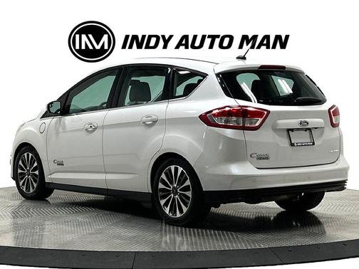 White Platinum Tri-Coat Metallic 2017 Ford C-Max Energi Titanium