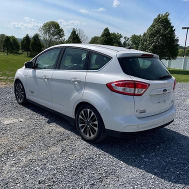 White Platinum Clearcoat Metallic 2017 Ford C-Max Energi Titanium