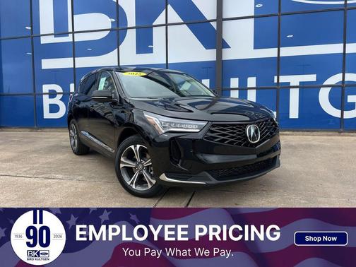 Majestic Black Pearl 2025 Acura RDX Technology Package