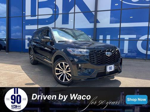 Agate Black Metallic 2026 Ford Explorer ST-Line