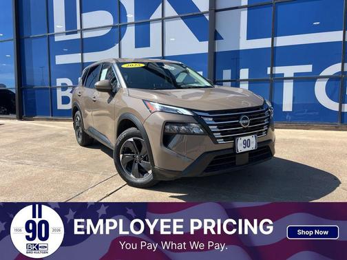 Baja Storm Metallic 2025 Nissan Rogue SV