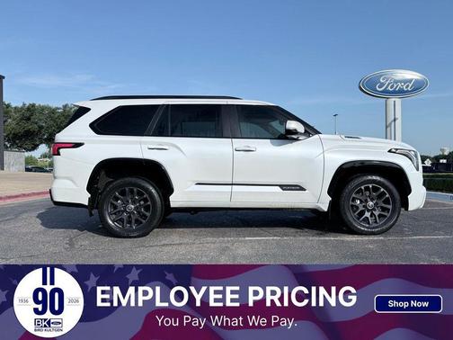 Wind Chill Pearl 2024 Toyota Sequoia Platinum