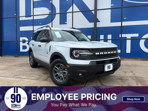 SPACE WHITE METALLIC 2026 Ford Bronco Sport Big Bend