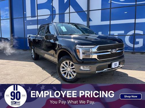 AGATE BLACK METALLIC 2026 Ford F-150 King Ranch