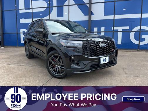 AGATE BLACK METALLIC 2026 Ford Explorer ST
