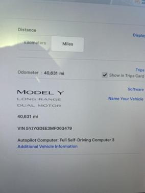 2021 Tesla Model Y Long Range Dual Motor All-Wheel Drive