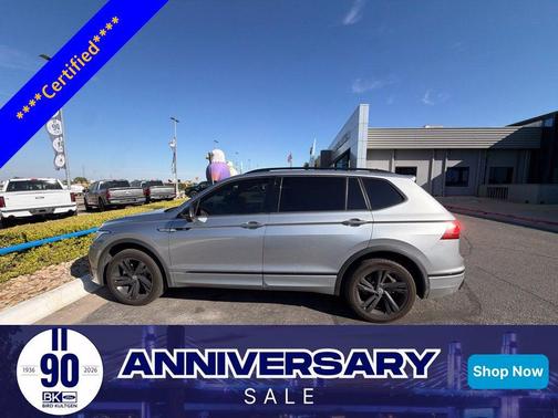 Silver Metallic 2024 Volkswagen Tiguan 2.0T SE R-Line Black