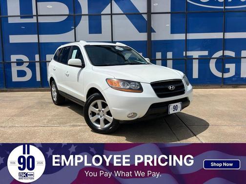 Powder White Pearl (PIO) 2008 Hyundai SANTA FE Limited