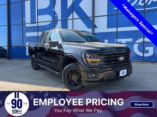 AGATE BLACK METALLIC 2026 Ford F-150 XLT