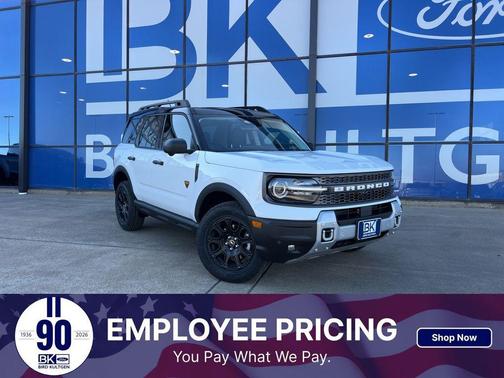 OXFORD WHITE 2025 Ford Bronco Sport Badlands