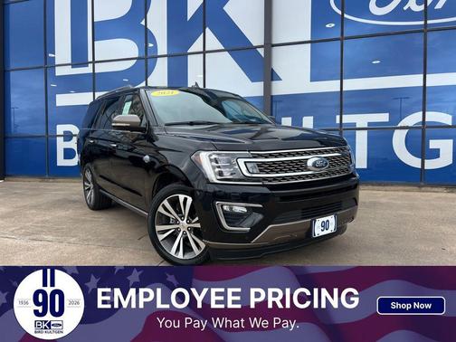 AGATE BLACK METALLIC 2021 Ford Expedition King Ranch