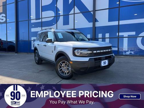 SPACE WHITE METALLIC 2026 Ford Bronco Sport Big Bend