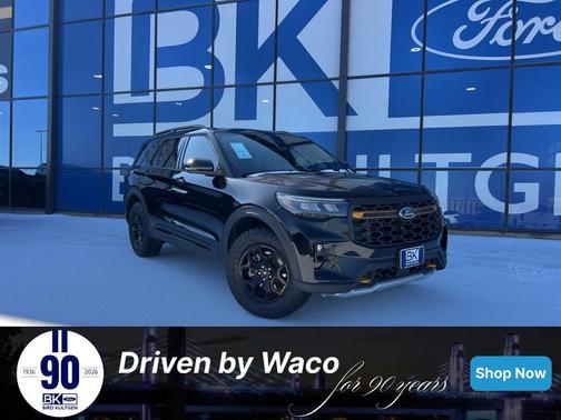 AGATE BLACK METALLIC 2026 Ford Explorer Tremor