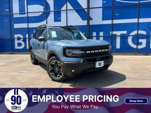 Azure Gray Metallic Tri-Coat 2026 Ford Bronco Sport Outer Banks