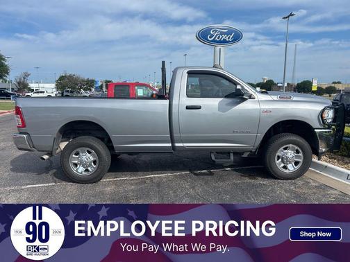 Billet Silver Metallic Clearcoat 2022 RAM 2500 Lone Star Regular Cab 4x4 8' Box