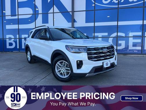 STAR WHITE MET TRI-COAT 2026 Ford Explorer Active w/200A Pkg