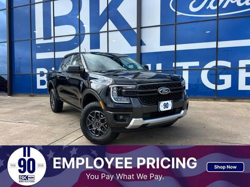 SHADOW BLACK 2026 Ford Ranger XLT