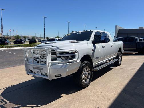 Bright White Clearcoat 2025 RAM 2500 Laramie Mega Cab 4x4 6'4' Box