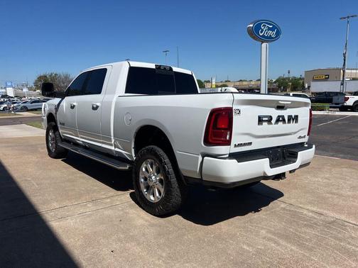 Bright White Clearcoat 2025 RAM 2500 Laramie Mega Cab 4x4 6'4' Box