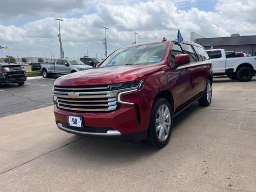 Cherry Red Tintcoat 2021 Chevrolet Suburban 4WD High Country