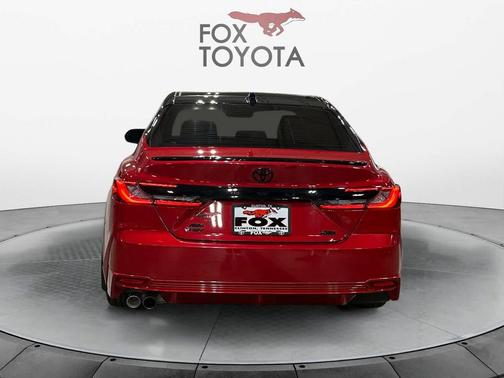 Supersonic Red/Midnight Black Metallic 2025 Toyota Camry XSE