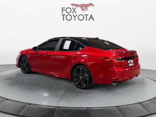 Supersonic Red/Midnight Black Metallic 2025 Toyota Camry XSE