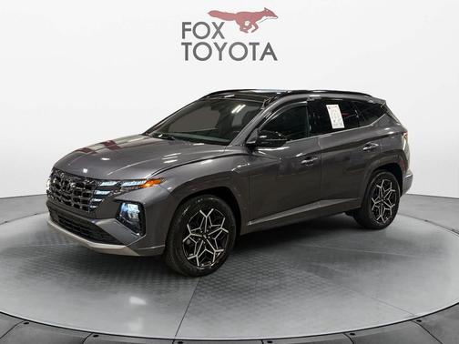 Titan Gray 2024 Hyundai TUCSON Hybrid N Line
