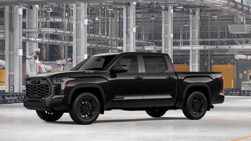 Midnight Black Metallic 2026 Toyota Tundra Hybrid Platinum