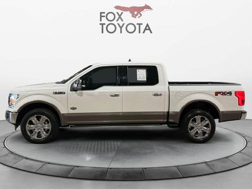 White Platinum Metallic Tri-Coat 2018 Ford F-150 King Ranch