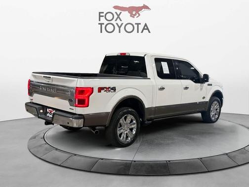 White Platinum Metallic Tri-Coat 2018 Ford F-150 King Ranch