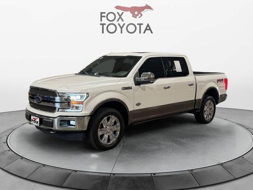 White Platinum Metallic Tri-Coat 2018 Ford F-150 King Ranch