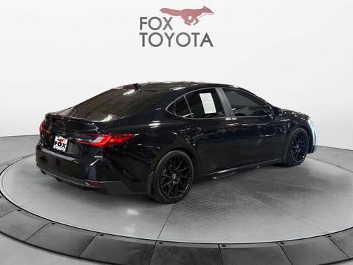 Midnight Black Metallic 2025 Toyota Camry SE