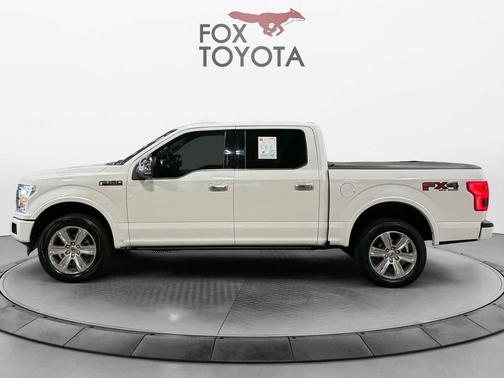 Star White Metallic Tri-Coat 2020 Ford F-150 Platinum