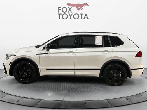 Opal White Pearl 2024 Volkswagen Tiguan 2.0T SE R-Line Black