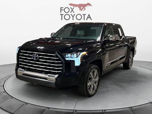 Midnight Black Metallic 2024 Toyota Tundra Hybrid Capstone