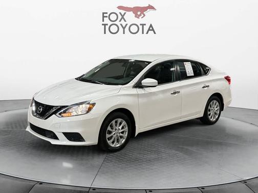 Aspen White 2018 Nissan Sentra SV
