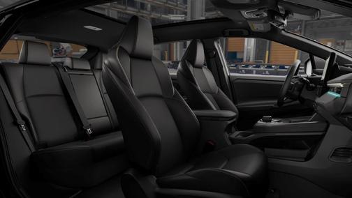 Wind Chill Pearl with Midnight Black Metallic roof 2026 Toyota bZ Limited