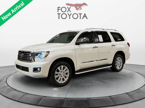 Blizzard Pearl 2019 Toyota Sequoia Platinum