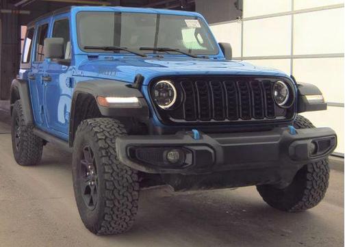 Hydro Blue Pearlcoat 2024 Jeep Wrangler 4xe Willys