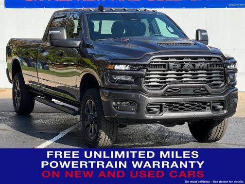 Granite Crystal Metallic Clearcoat 2026 RAM 2500 Black Express Crew Cab 4x4 8' Box