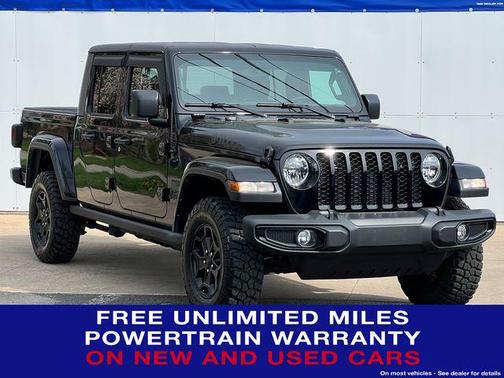 Black Clearcoat 2023 Jeep Gladiator Willys 4x4