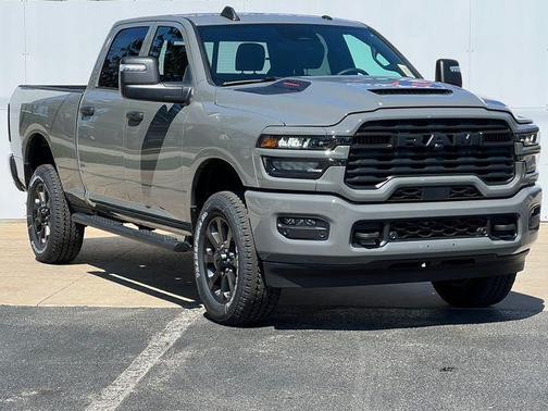 Ceramic Gray Clearcoat 2026 RAM 2500 Black Express Crew Cab 4x4 6'4' Box