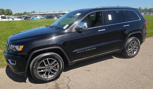 Diamond Black Crystal Pearlcoat 2020 Jeep Grand Cherokee Limited