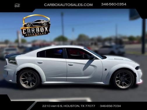 White Knuckle Clearcoat 2023 Dodge Charger Scat Pack