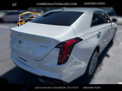 Crystal White Tricoat 2021 Cadillac CT4 Premium Luxury