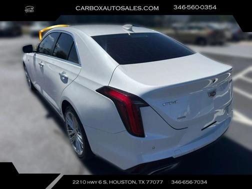 Crystal White Tricoat 2021 Cadillac CT4 Premium Luxury
