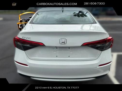 Platinum White Pearl 2024 Honda Civic LX