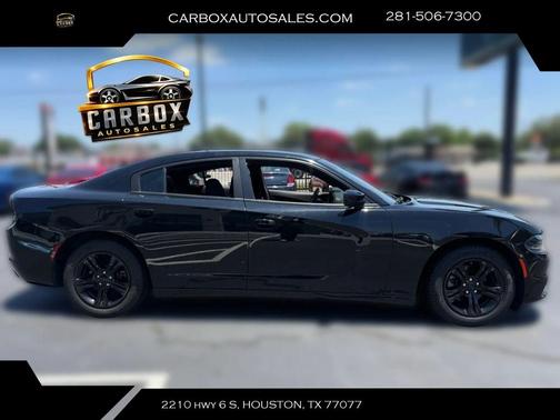 Pitch Black Clearcoat 2023 Dodge Charger SXT