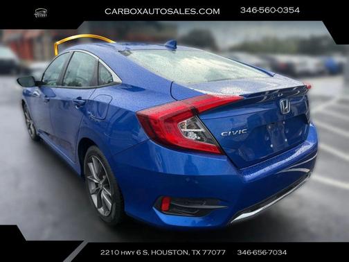 Blue 2020 Honda Civic EX-L