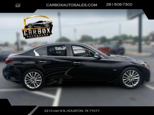 Black Obsidian 2020 INFINITI Q50 3.0t LUXE
